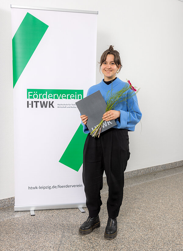 Preis des Fördervereins der HTWK Preisträgerin Michelle Berger